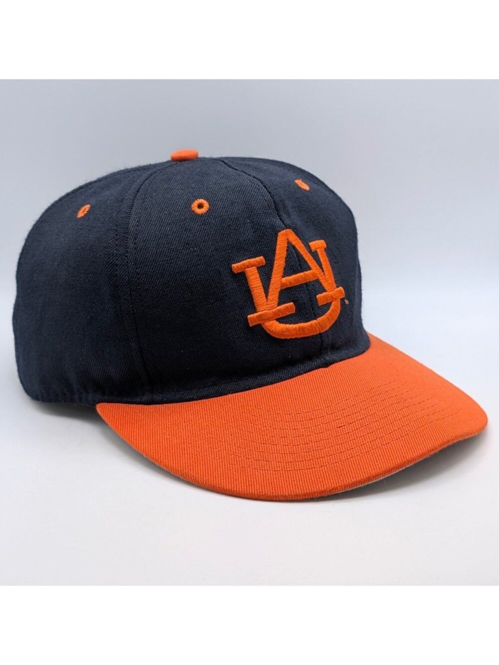 Vintage Auburn Tigers AU Logo Adjustable Leather Strap Back Hat Cap University